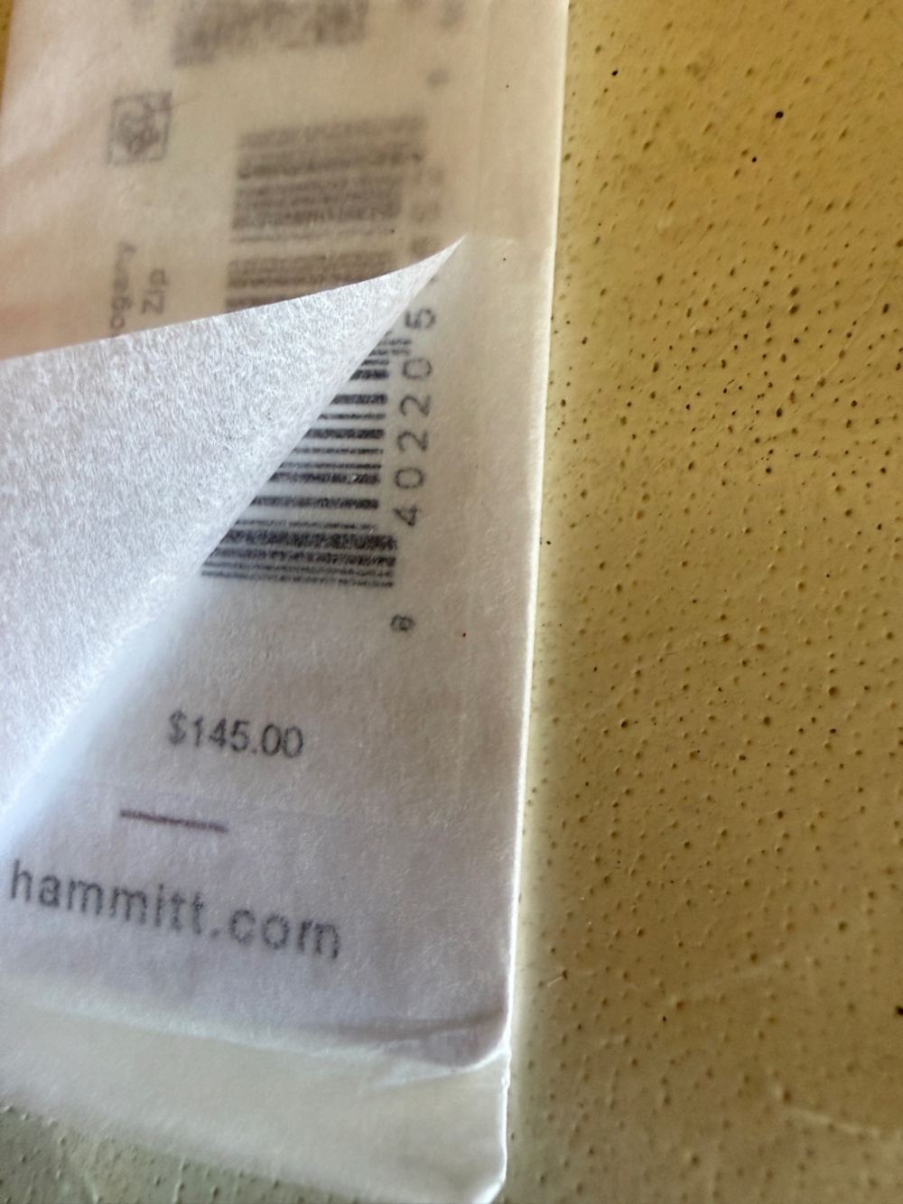 Hammitt Brown Leather Card Holder Wallet Zip Pouch ID Case NWT - Picture 3 of 5
